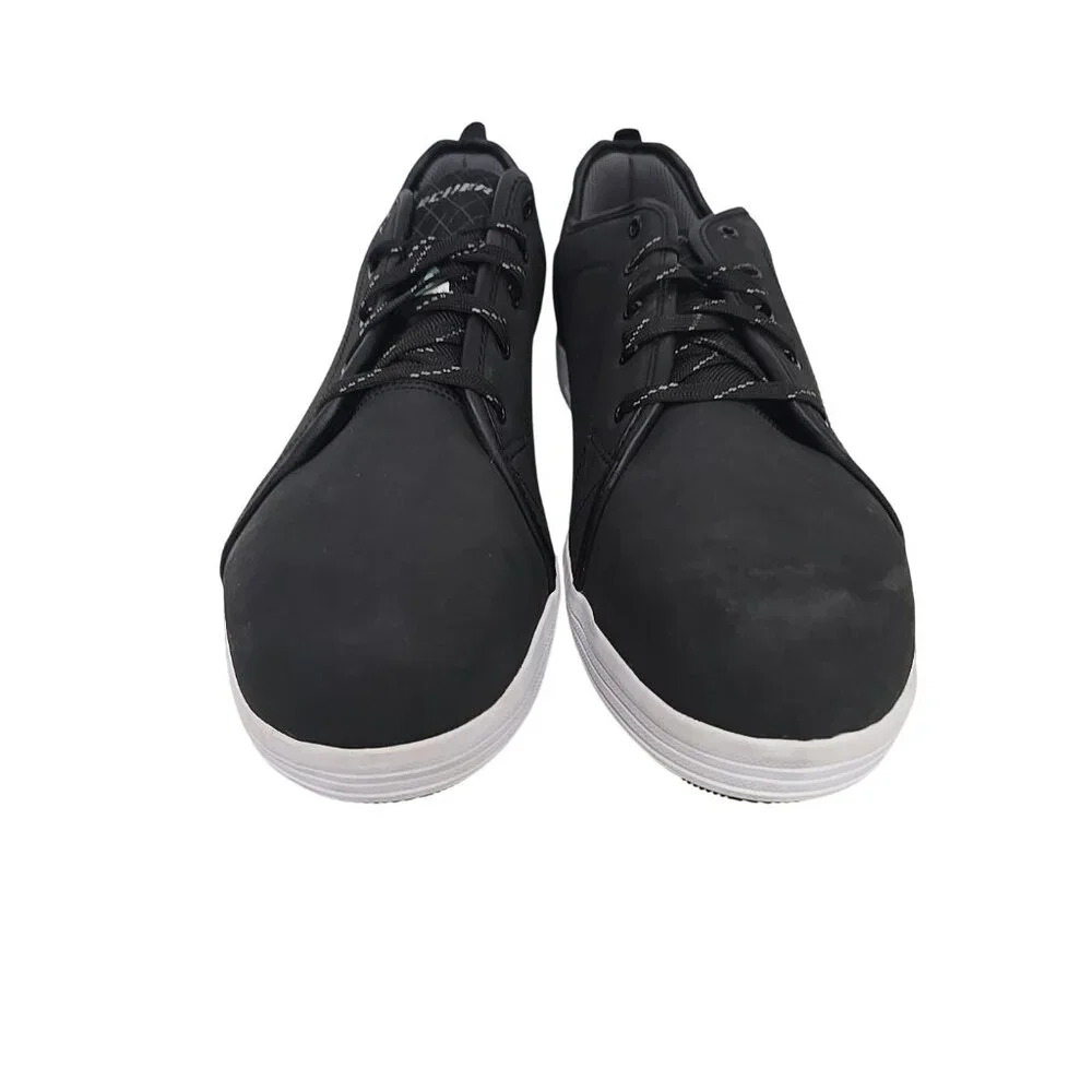 Skechers Men's Steel Toe Steel Plate Skate Safety Work Shoe 99999071 Black 14M - Picture 7 of 9